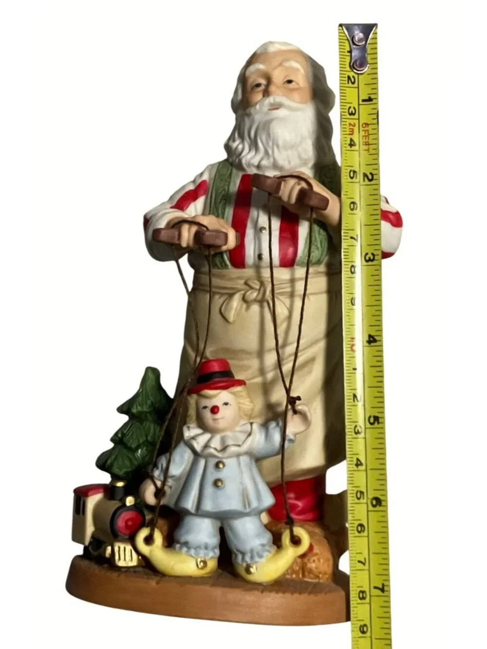 Santas Puppet Show Figurine Home Interiors Collectible Holiday Decor 1997
